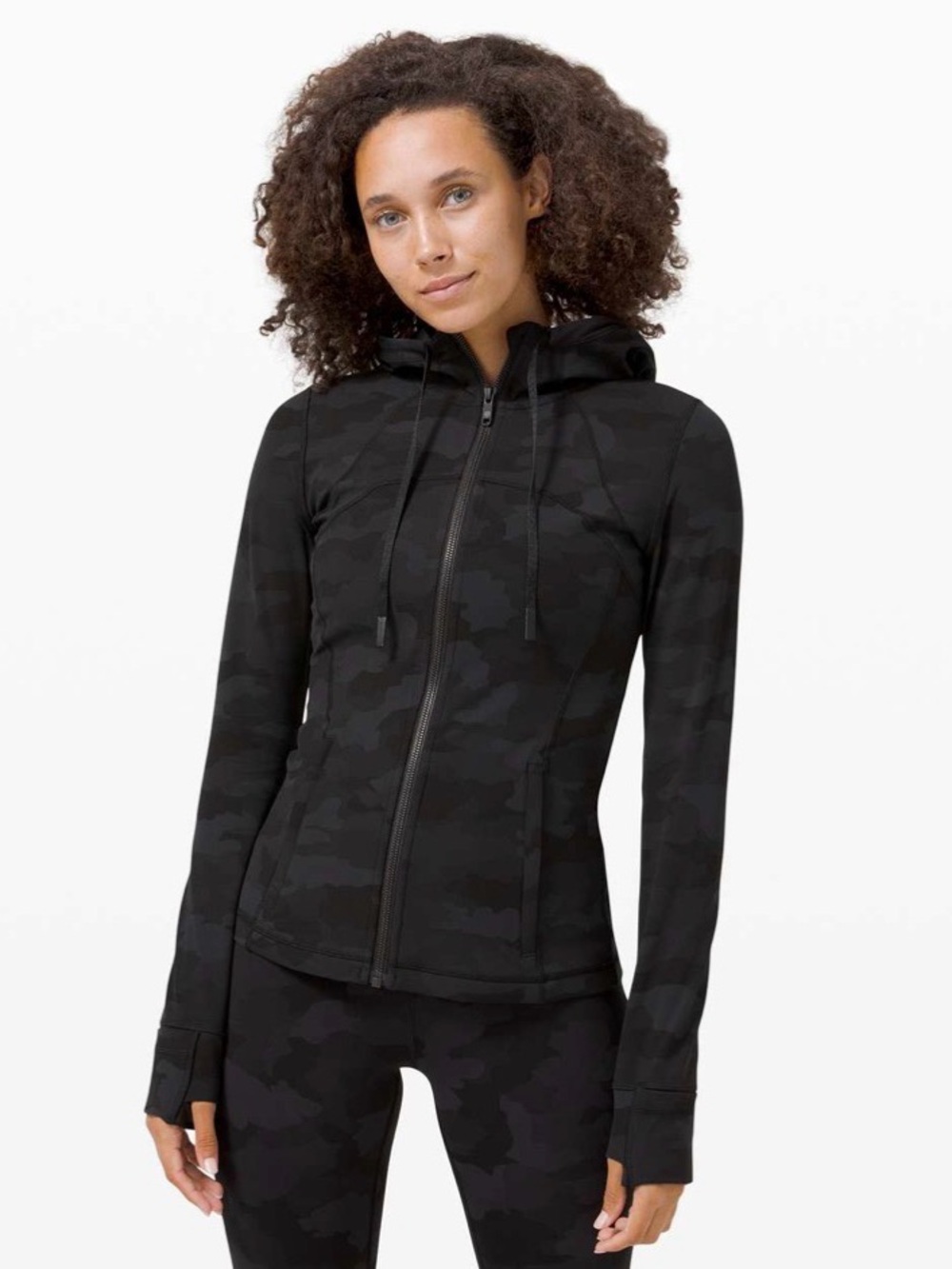 Lululemon hooded define camo size 8